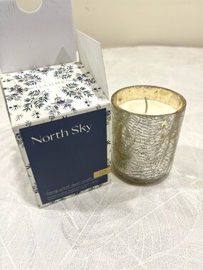 North Sky Luxury Candle - Navy & White Box